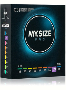 Prezerwatywy MY.SIZE Pro 69 mm - 3 szt