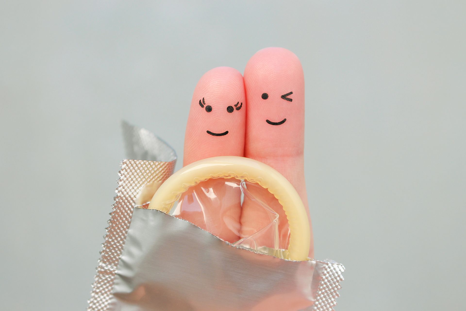 Seks w prezerwatywie