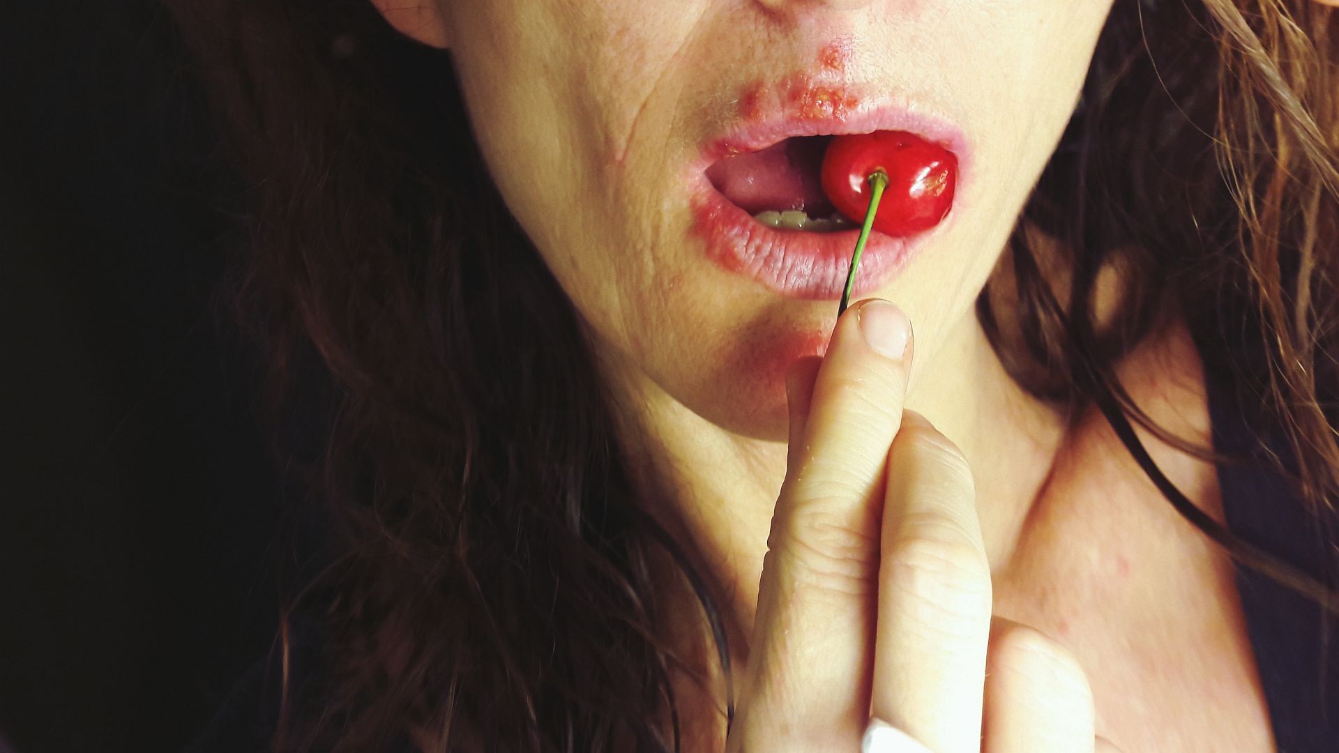 Kobieta uwielbiająca facefuck