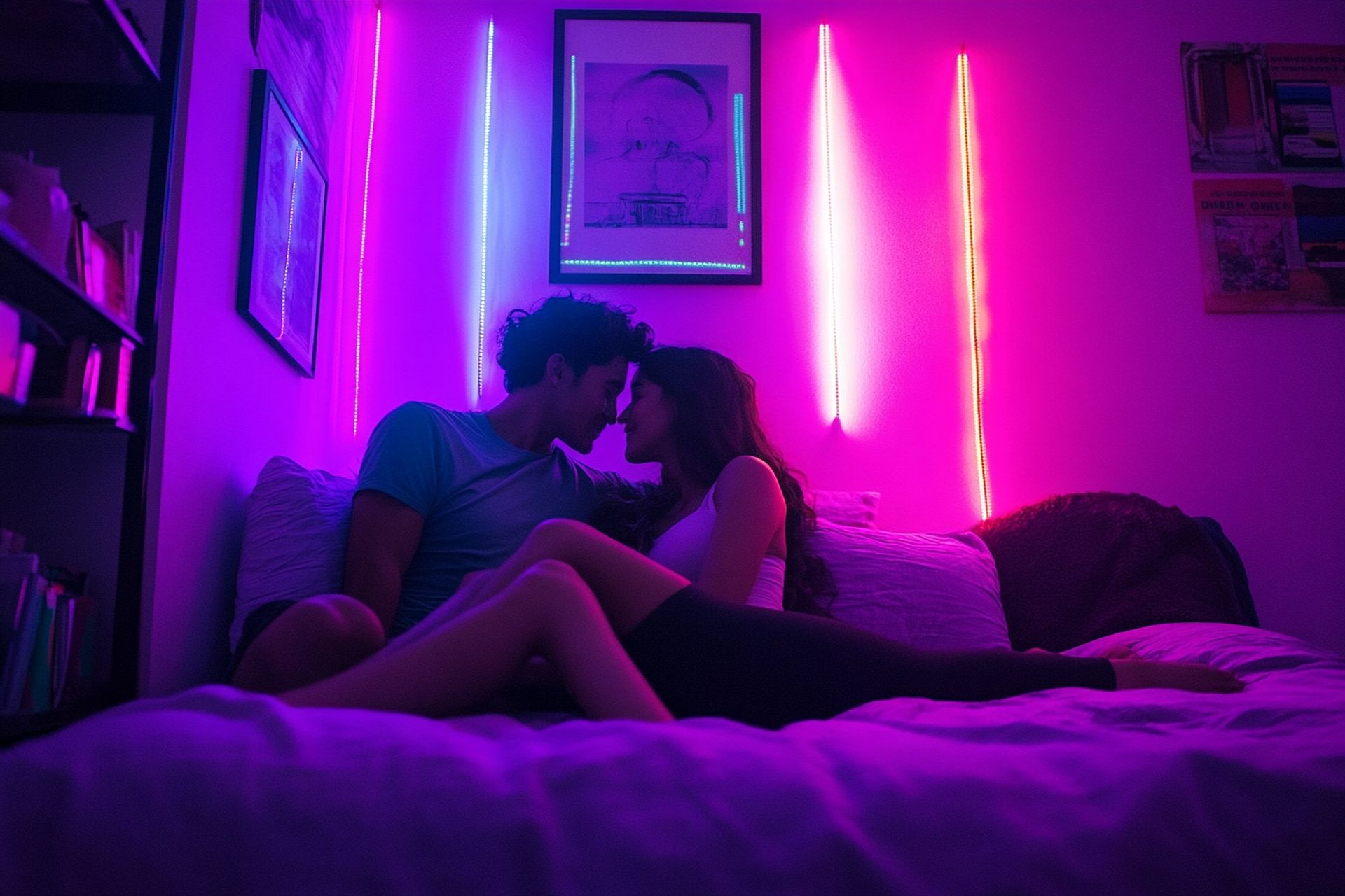 para znajdująca się w sex roomie