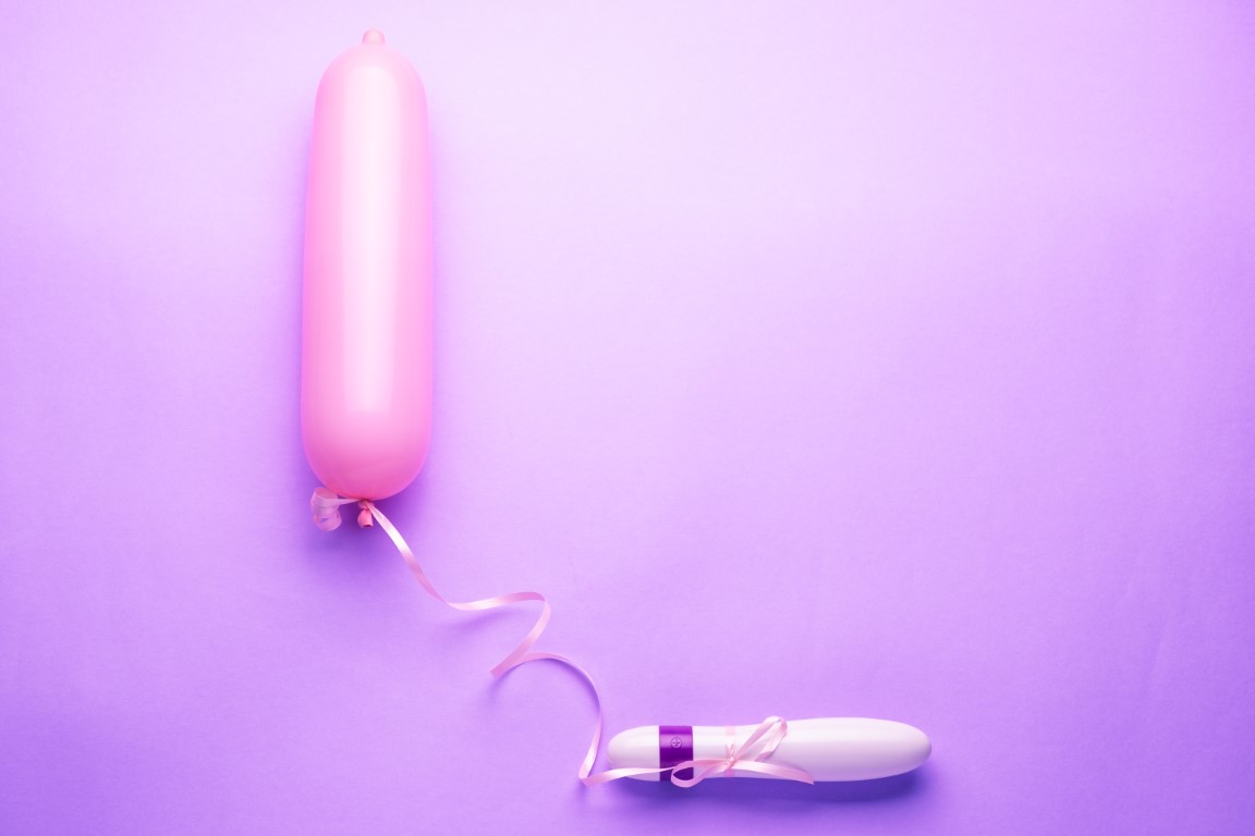 Fioletowe dildo w ciekawym designie 