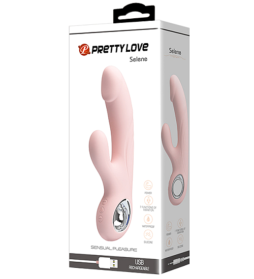 Dyskretny różowy króliczek VIP