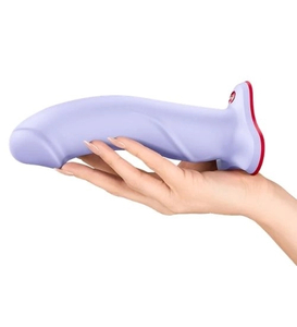 Fioletowe silikonowe dildo Boss