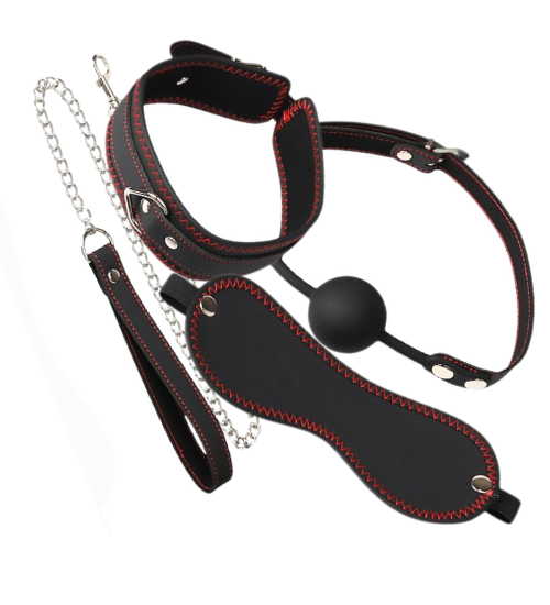 Czteroelementowy zestaw BDSM