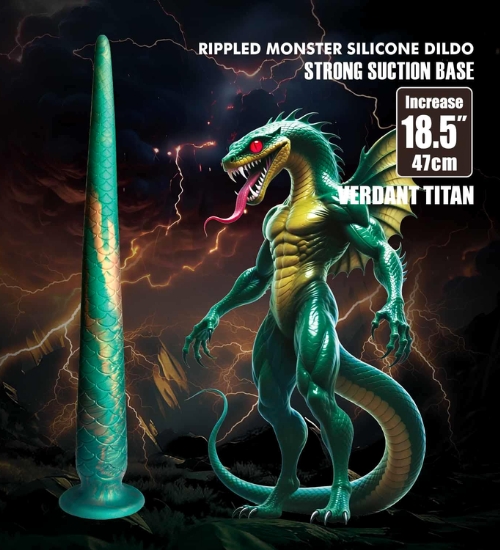 Długie smocze dildo
