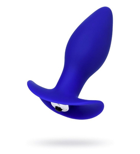 Fioletowy wibrujacy plug analny