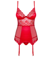 Kuszący czerwony gorset