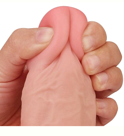 Realistyczne dildo z ruchomą skórą