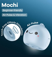 Słodkie błękitne Mochi - bezdotykowy stymulator łechtaczkowy