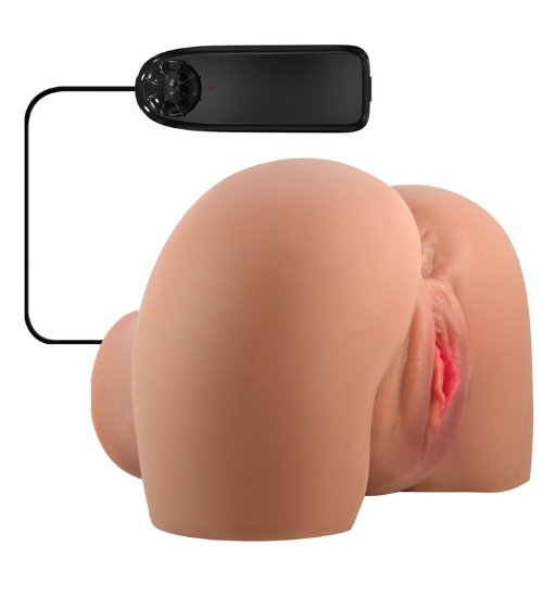 Wibrujący tyłeczek z podwójnym wejściem