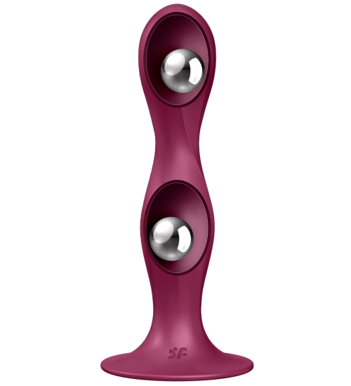 Waginalne dildo z kulkami wewnątrz