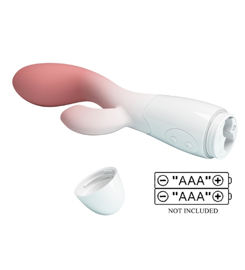 Wibrator punktu G i łechtaczki z efektem ombre