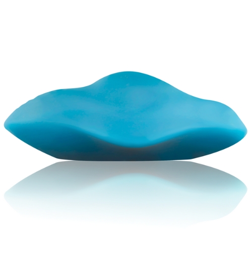 Turkusowy wibrator do majtek z pilotem