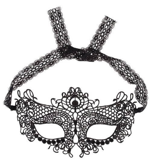 Zmysłowa haftowana maska na oczy