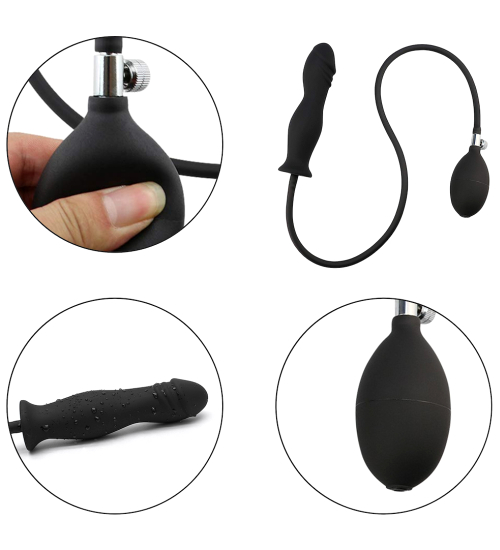 Rosnący korek analny - pompowany