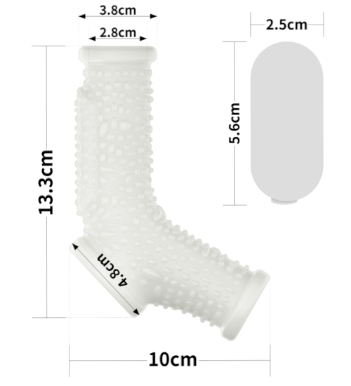 Wibrująca nakładka z wypustkami