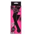 Czarne dwustronne silikonowe dildo 