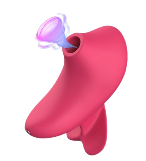 Czerwony stymulator łechtaczki - 10 trybów