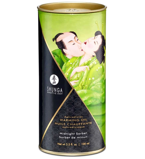 Rozgrzewający, jadalny olejek - Midnight Sorbet