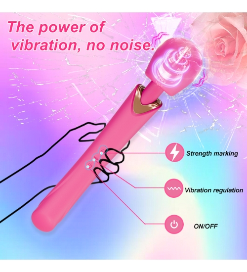 Różowa różdżka z trybem turbo