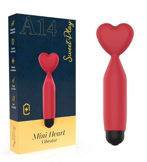 Mini masażer łechtaczki - wibrujące serduszko