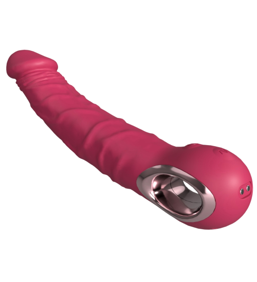 Realistyczny różowy wibrator - 10 trybów wibracji