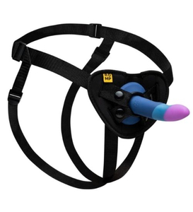 Trójkolorowy strap-on dla kobiet
