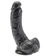 Duże dildo black z przyssawką