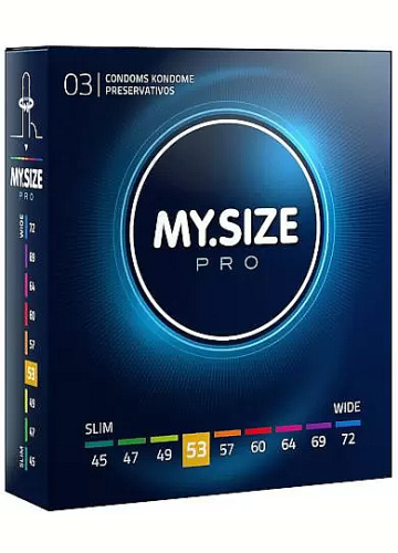 Prezerwatwywy MY.SIZE Pro 53 mm - 3 szt