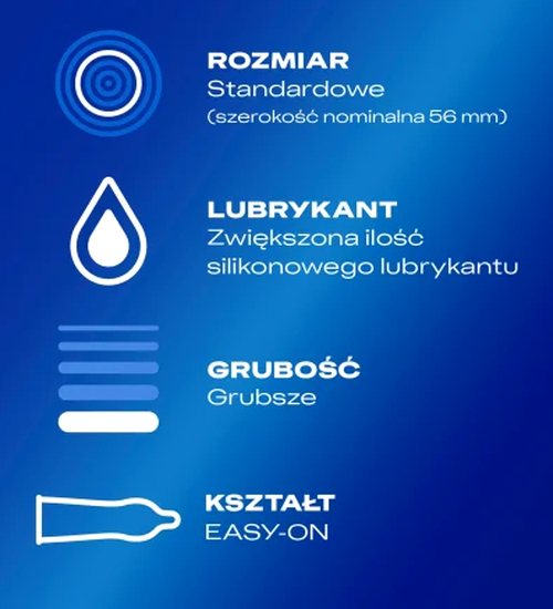 Wzmocnione Prezerwatywy Durex Classic Extra Safe