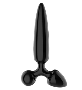 Czarne potrójne dildo Crystal