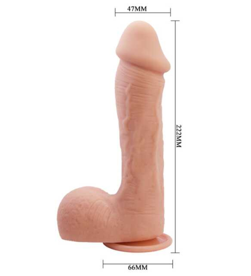 Pokaźne dildo z cyberskóry