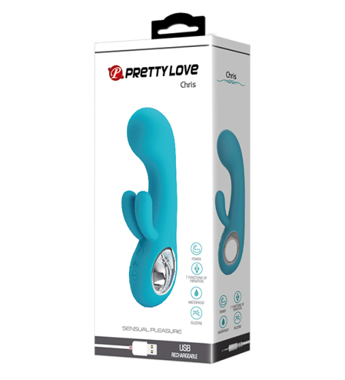 Turkusowy króliczek z uchwytem