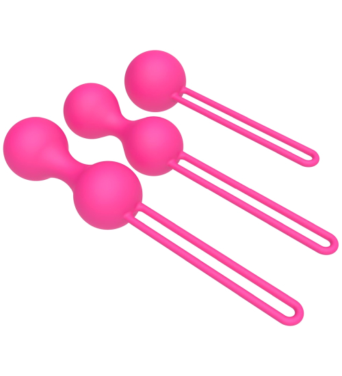 Zestaw 3 kulek do ćwiczeń mięśni Kegla