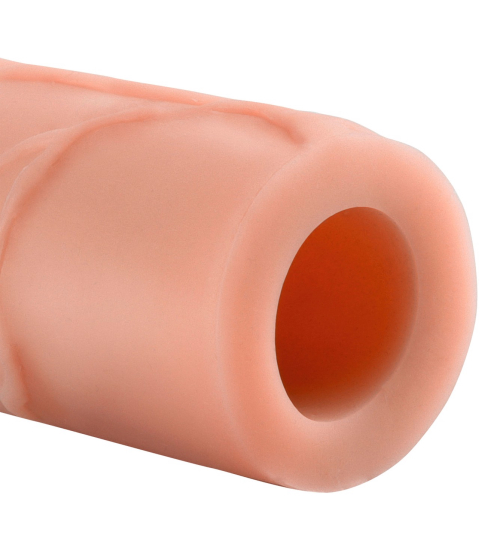 Nakładka z cyberskóry - penis większy o 7,6cm