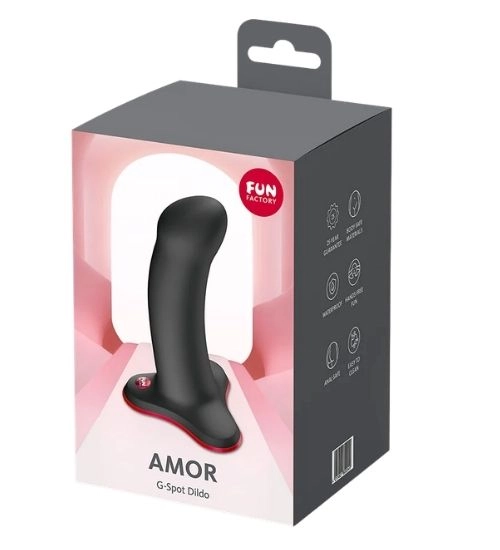Małe czarne dildo do stymulacji punktu G z przyssawką