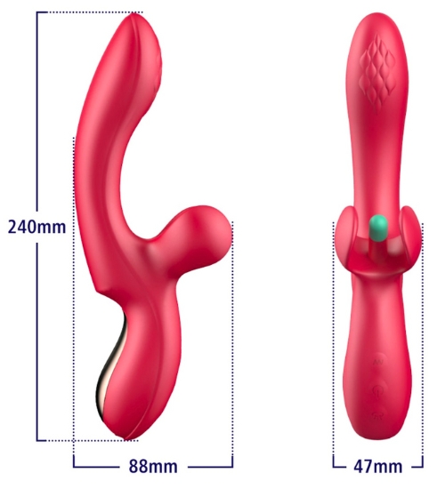 Nowoczesny wibrator punktu G i łechtaczki