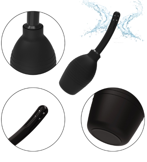 Czarna gruszka analna 310 ml