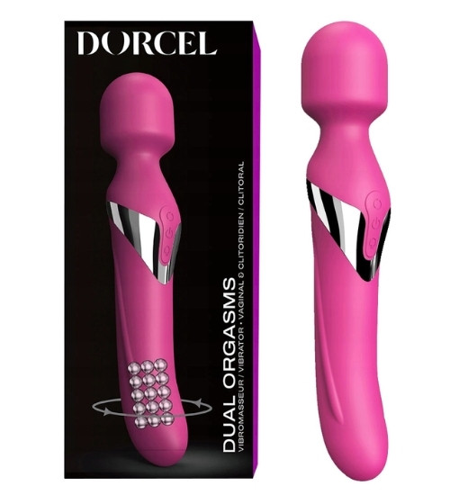 Wibrator rotacyjny z masażerem - Dorcel