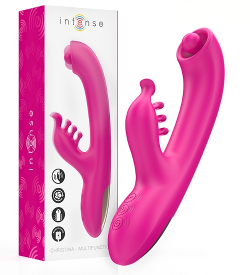 Różowy króliczek z obrotową kulką