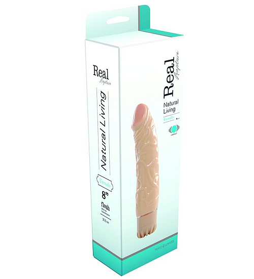 Żylasty wibrator realistyczny