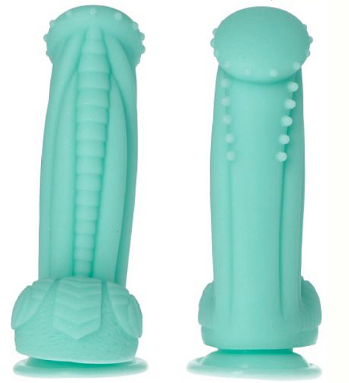Niebieskie Monster dildo z przyssawką