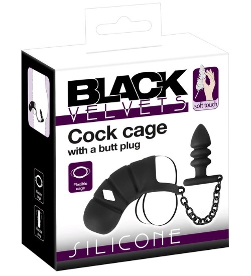 Black Velvets Cock cage with a pol_pl_Black-Velvets-Cock-cage-with-a-7764_1