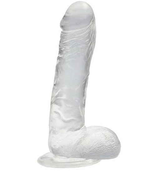 Potężne żelowe dildo