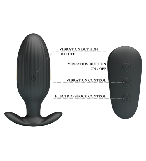 Pozłacany korek z prądem i pilotem