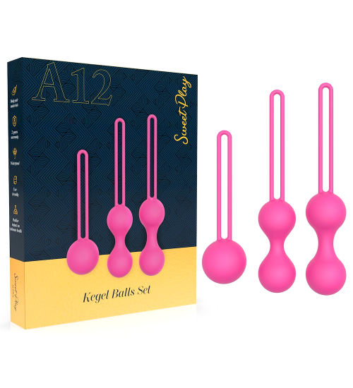 Zestaw 3 kulek do ćwiczeń mięśni Kegla