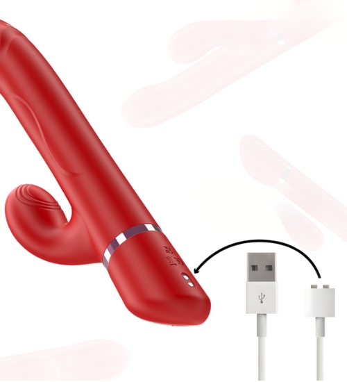 Wibrator podwójnej stymulacji punktu G i łechtaczki