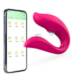 Przenośny różowy wibrator sterowany aplikacją