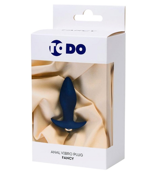 Fioletowy wibrujacy plug analny