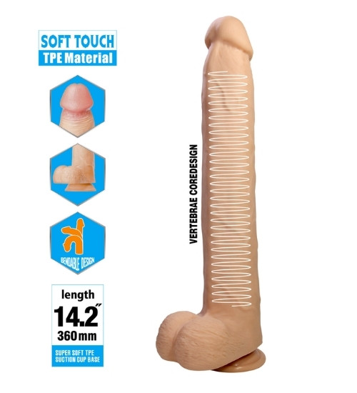 Duże realistyczne dildo 30 cm